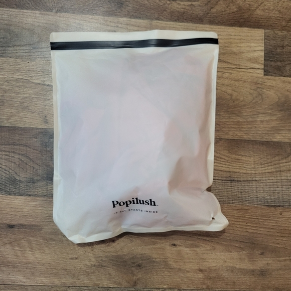 Popilush Women's Longsleeve Maroon Shapewear Tummy Control Bodysuit Size XXL - Picture 5 of 11